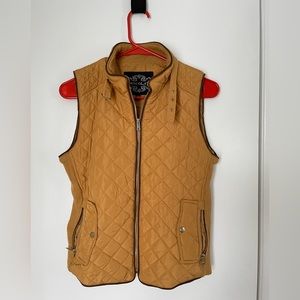 Gold Cozy Vest
